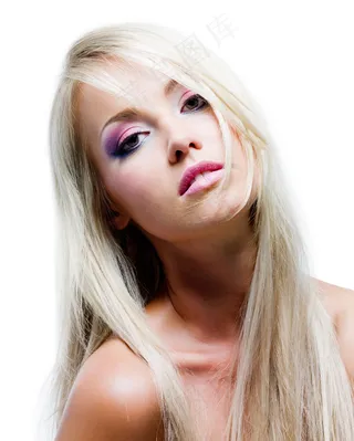 高清飘发美女图片下载