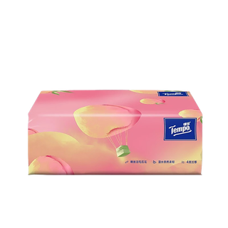 得宝片取式面巾纸90抽（随机味道）(甜心桃味)超市商品白底图免抠实物摄影png格式图片透明底