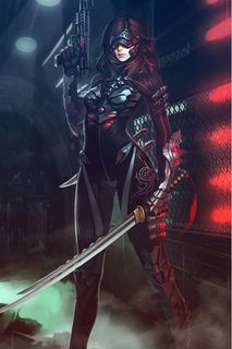 欧美科幻酷炫美女动漫图片