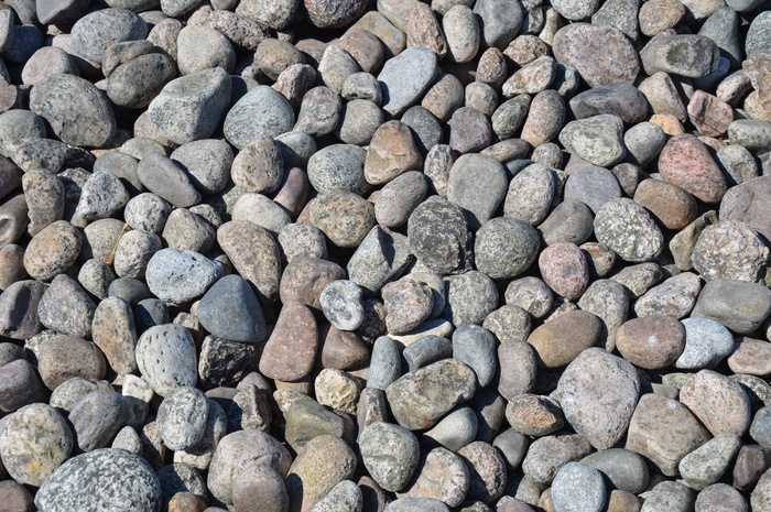 灰色小石块图片