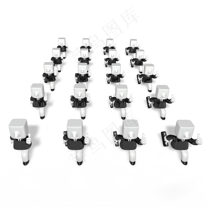 一直向前奔走着