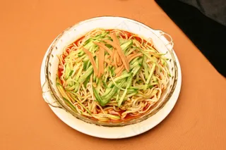 主食|小吃三丝凉面