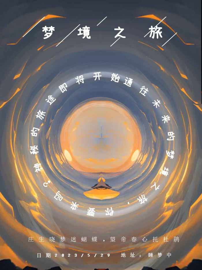 极坐标-图像海报psd模版下载