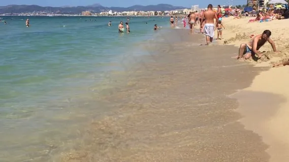 海滩, 马略卡岛, 假期, 波浪, 水, 夏天, 地中海