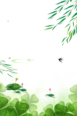 立春背景与边框设计创意设计