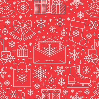 线性圣诞元素