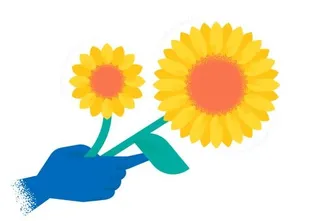 与乌克兰站在一起 PNG免抠