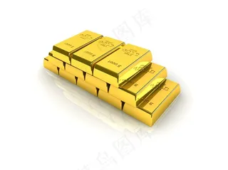 金砖金块金条财富高清图