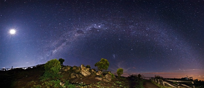 唯美星空摄影图片