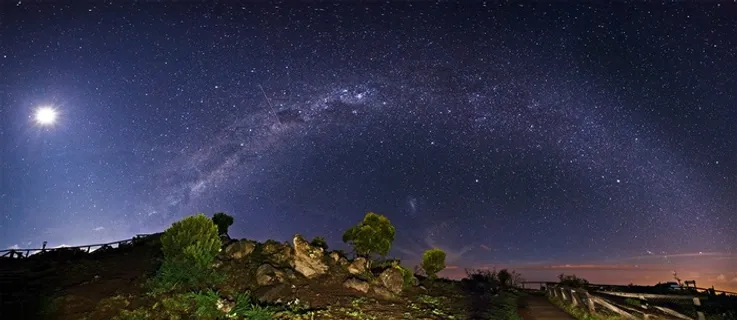 唯美星空摄影图片