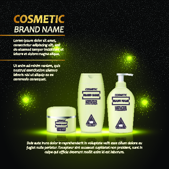 设计广告化妆品素材