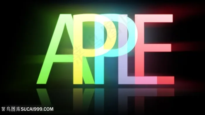 彩色唯美字母元素