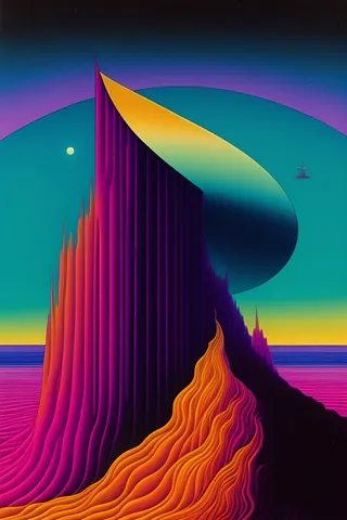 不可思议的插画背景