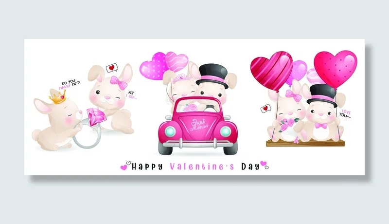 2.14情人节 背景eps,ai矢量模版下载