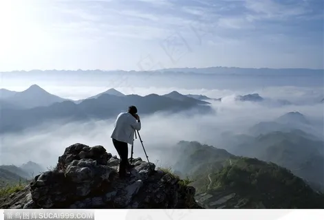 黔江风光·仰头山观云