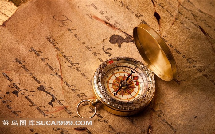 怀表怀旧纸张素材