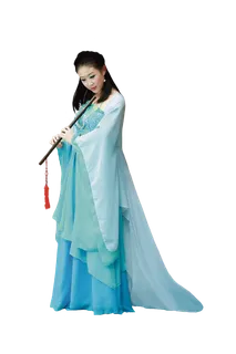 24 (4)免抠元素 免抠摄影 美女 人物 服装 古风 演奏