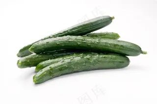 新鲜的黄瓜摄影