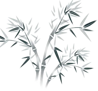 竹子水墨画中国风国画墨水书法竹子画