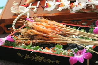 日式卵石串烤虾 (11)