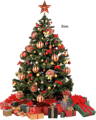 圣诞节平安夜圣诞树免扣素材圣诞元素