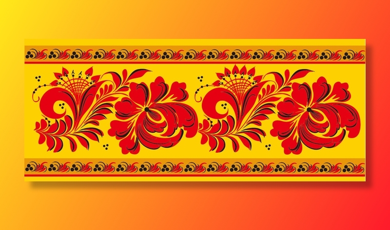 中式传统花朵纹样