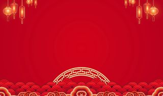 喜庆红色展板背景