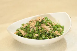 老济南虾酱炒豇豆 (1)