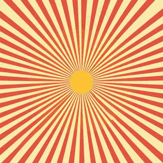 放射渐变绚丽，红黄色背景