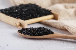 黑色大米素材