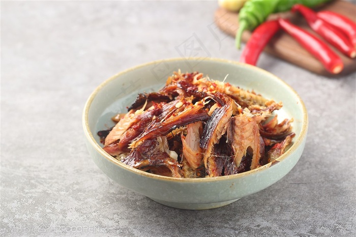 手撕腊鲢鱼图片中华美食