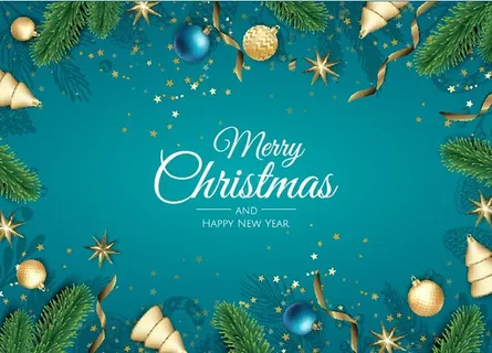 圣诞节圣诞树圣诞老人闪亮装饰电商促销折扣海报