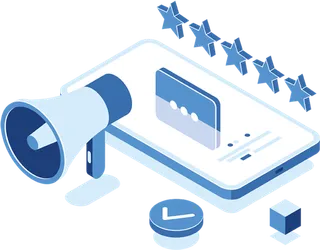 手机通知五星服务科技kv主视觉素材