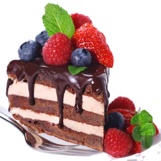 免抠蓝莓巧克力蛋糕 免抠蓝莓巧克力蛋糕