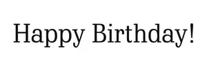 生日快乐免抠