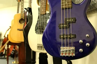 吉他局部特写高清图片