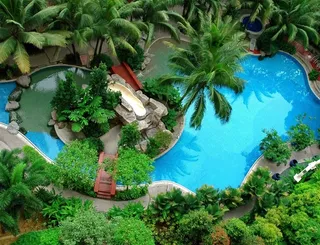 园林 景观 泳池