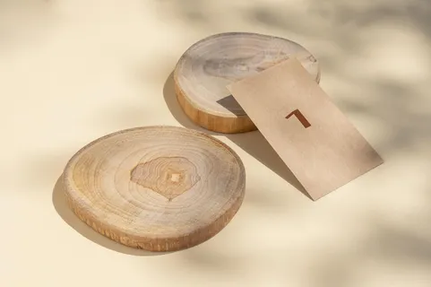 北欧风正面场景名片样机