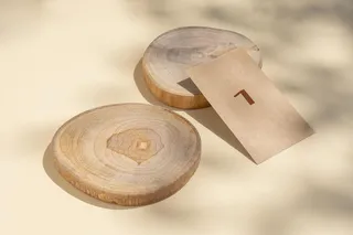 北欧风正面场景名片样机