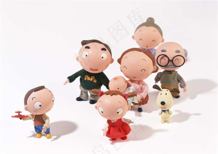 快乐卡通人物素材图片