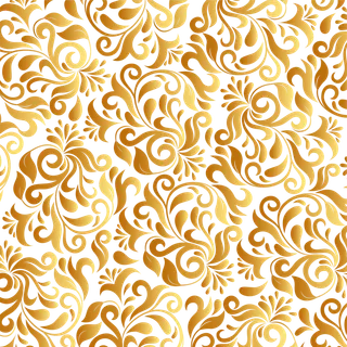 底纹|花|平铺元素|免扣|金色