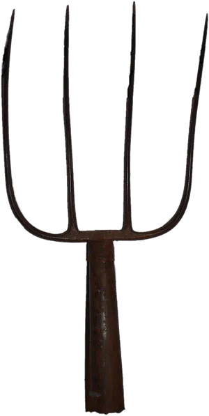 金属叉子黑色素材现代农业