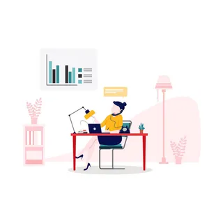 扁平化人物场景办公互联网等距ai矢量设计网页海报UI素材插画