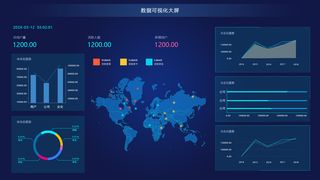 数据可视化psd模版psd模版下载