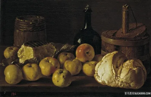 静物苹果水果油画装饰画 静物苹果水果油画装饰画