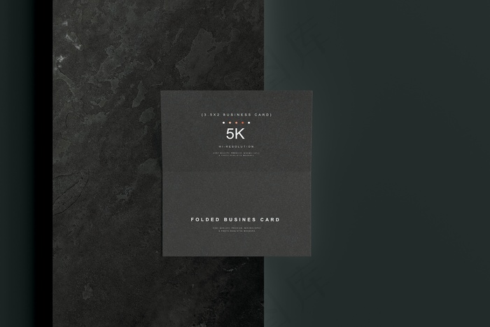 高端暗黑文具类文创VI样机模板