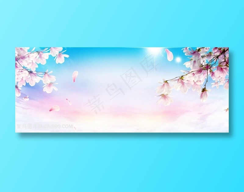 春季樱花清新背景