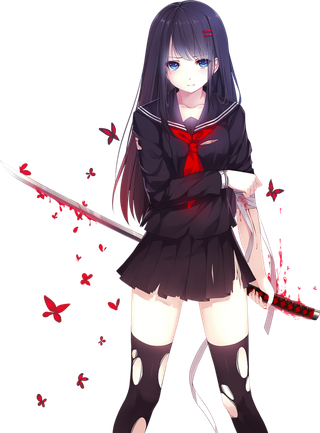 女武士卡通素材人物