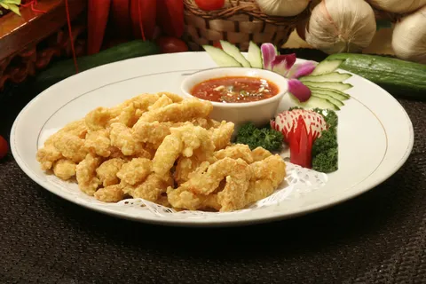 33  蒜仔烧黄牛肉-桃花园