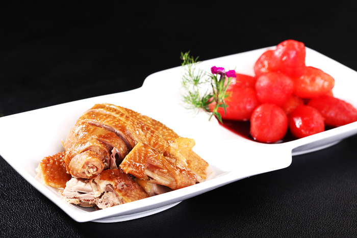 L01774自制烧鸡拼红酒圣女果 (3)